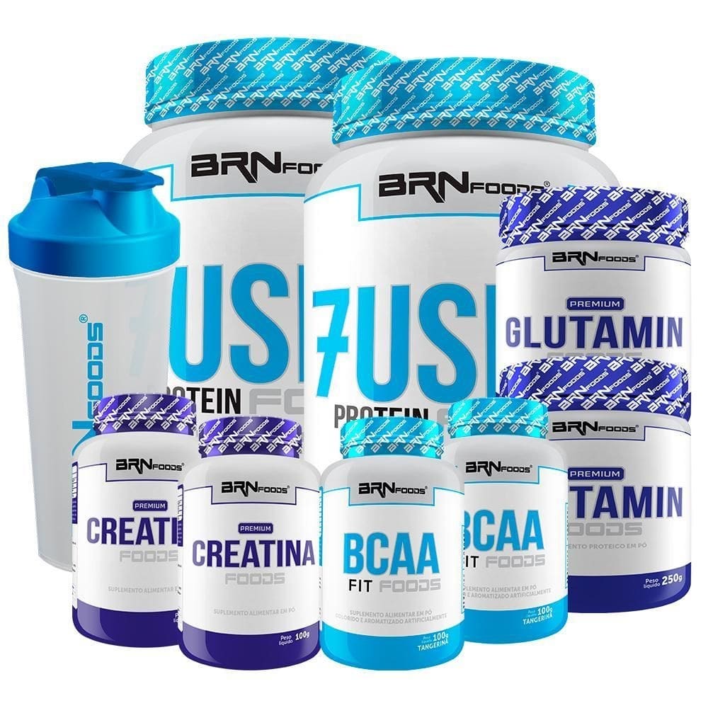 Kit 2 fusion protein 900g+ 2 bcaa 100g
