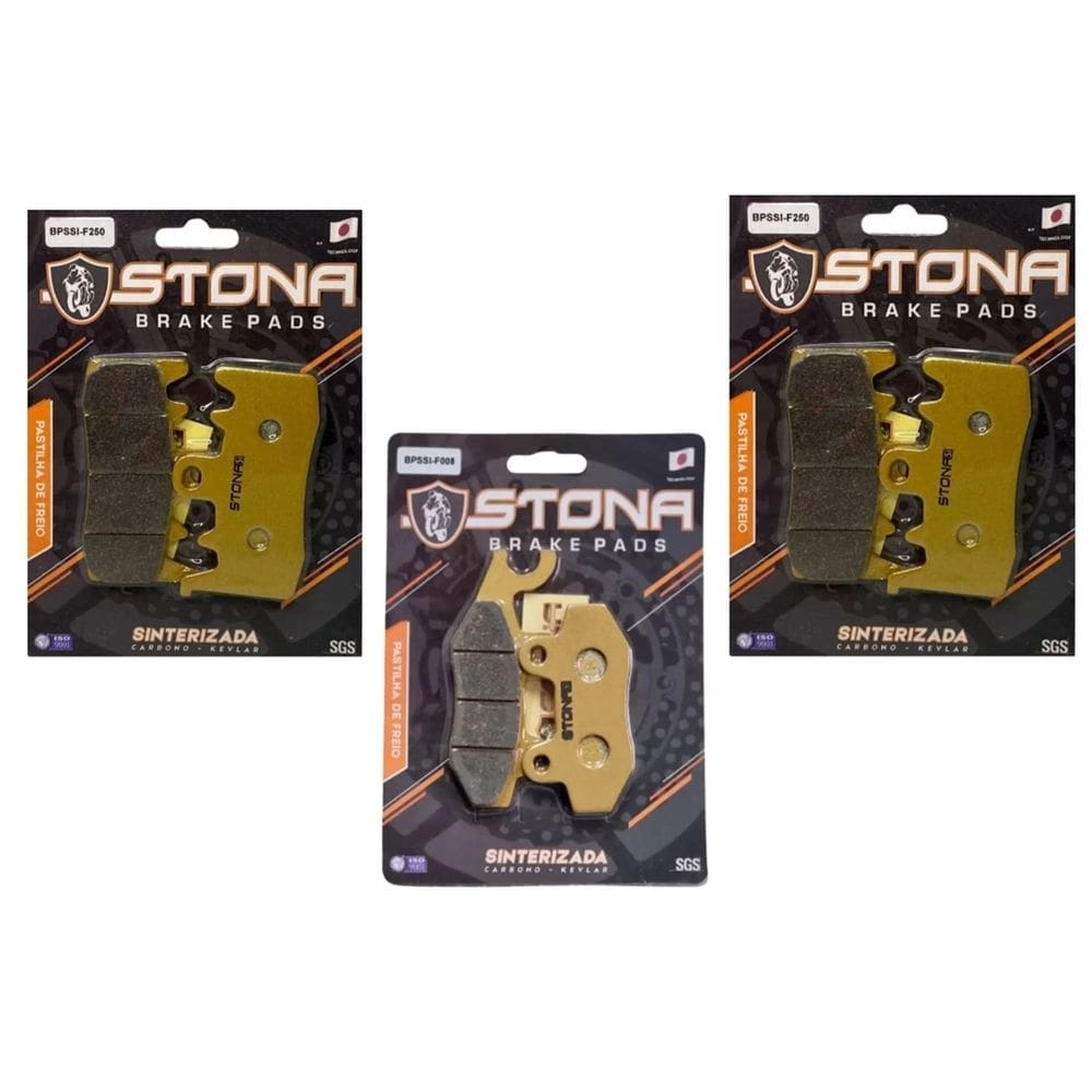 Kit Pastilha Freio Stona D+T Tiger 1200 XCX XT 2016-2020