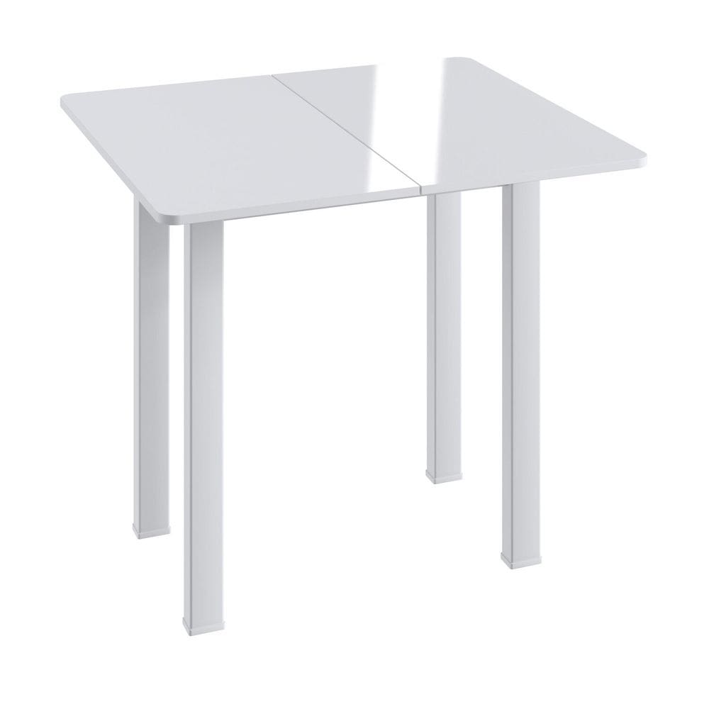 Mesa para Sala de Jantar Dobrável 800 Mdf Branco