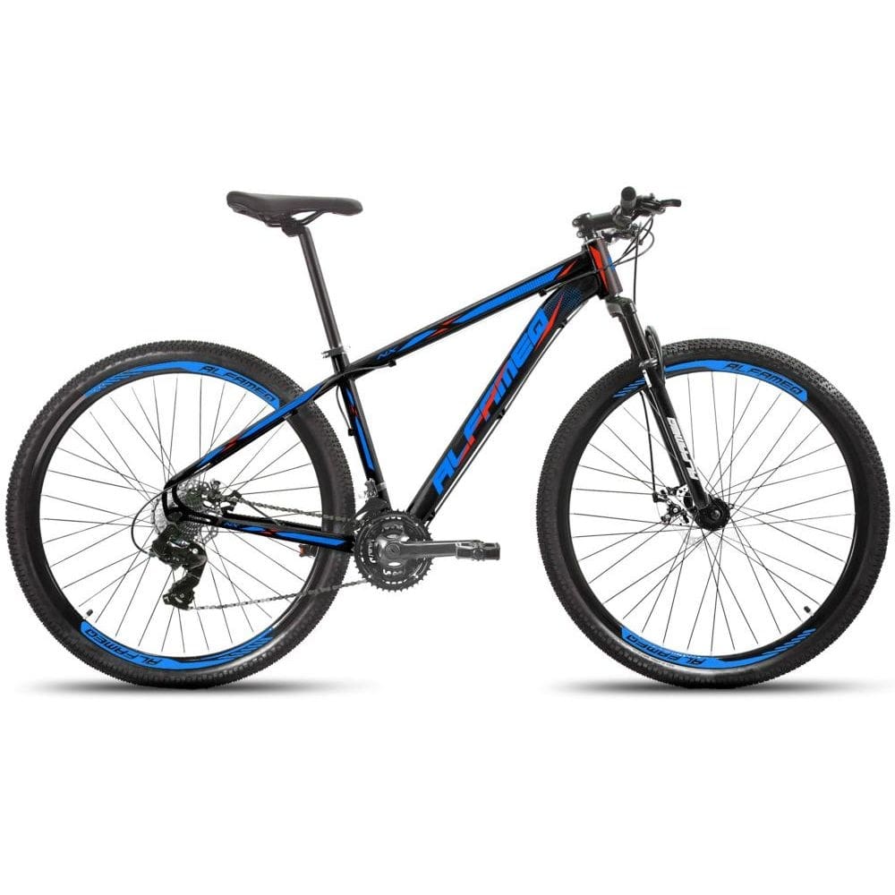 Bicicleta Aro 29 Aluminio Alfameq Nx Freio A Disco 24 Marchas