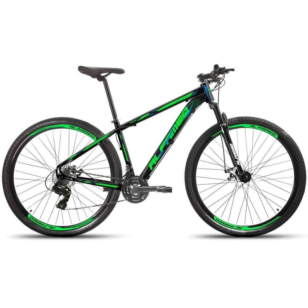 Bicicleta Aro 29 Aluminio Alfameq Nx Freio A Disco 24 Marchas