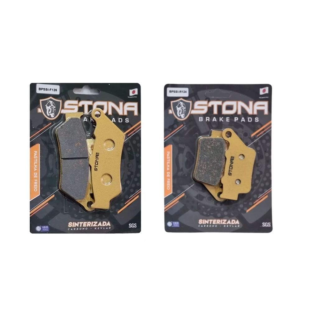 Kit Pastilha Freio Stona Sinter D+T Interceptor 650 2020