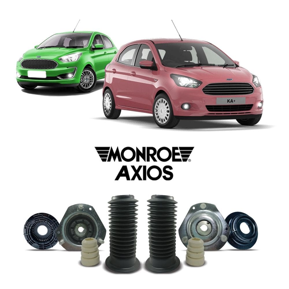 2 kit amortecedor dianteiro axios ford ka 2017 19