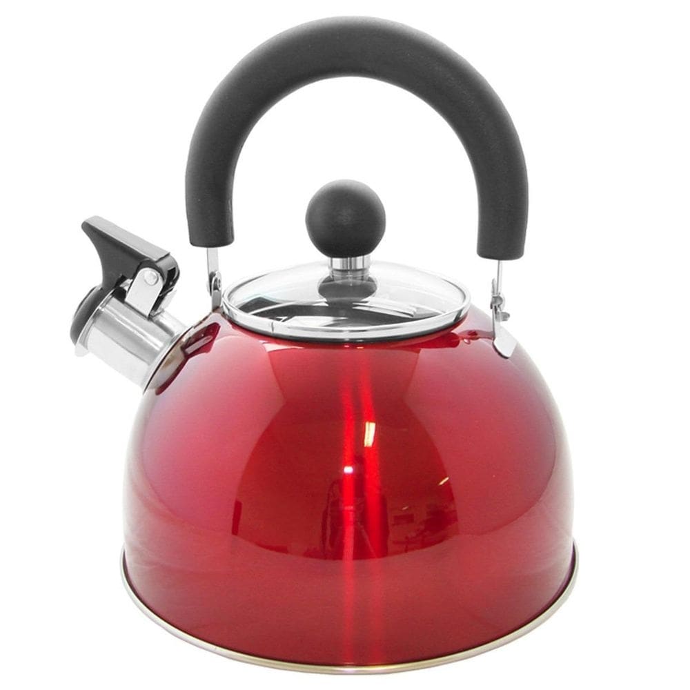 Chaleira com apito em aço inox 2 litros
