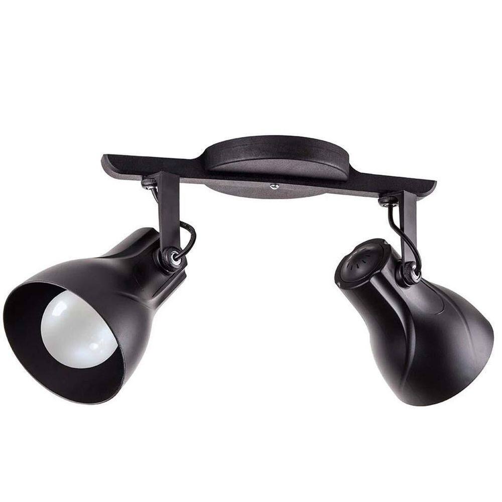 Spot sobrepor trilho direcionável octa plus preto 02