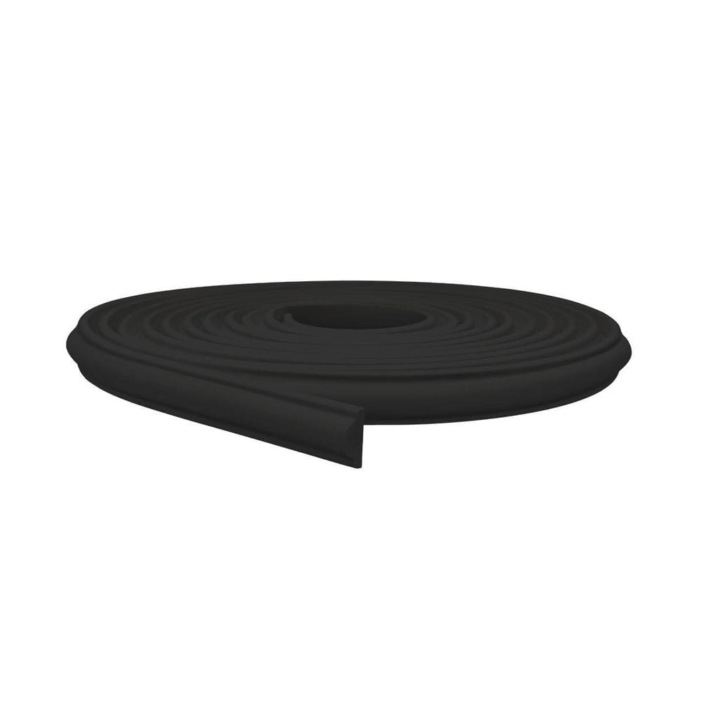 Rodameio boiserie eva autocolante 2,3cm preto valor metro