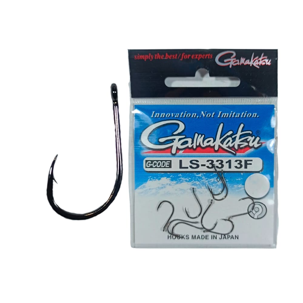 Anzol Gamakatsu 3313F Black Super Resistente Cartela - Escolha o Tamanho