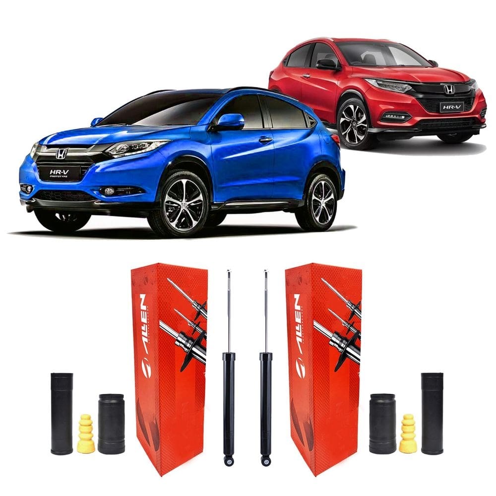 2 amortecedores kit reparo traseiro honda hrv 2015 a 2021