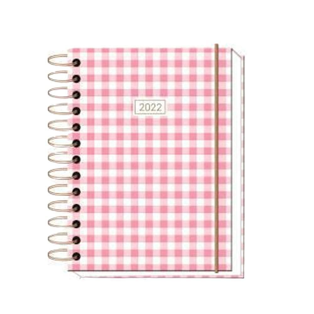 Agenda 2022 capa dura espiral 18,7x13,7cm a5 336 folhas
