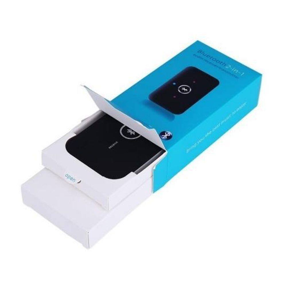 e transmissor de áudio 2 em 1 bluetooth f3
