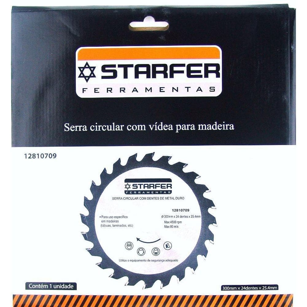 Serra Circular Widea 300Mm X 24 Dentes Starfer