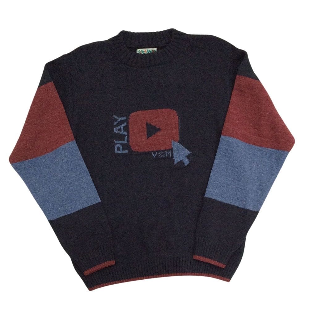 Blusa lã infantil masc Vira Mexe