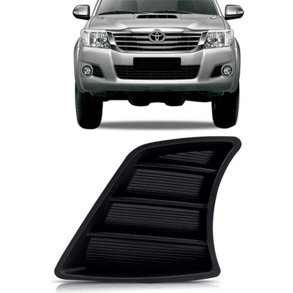 Moldura farol milha hilux 2012 2013 2014