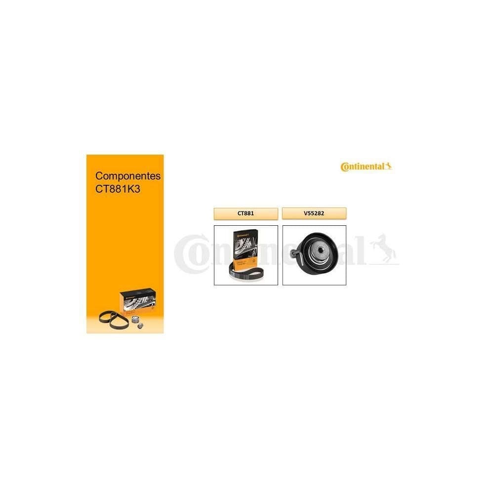 Kit Sincronizador Contitech Fiesta/Ecosport CT881K3