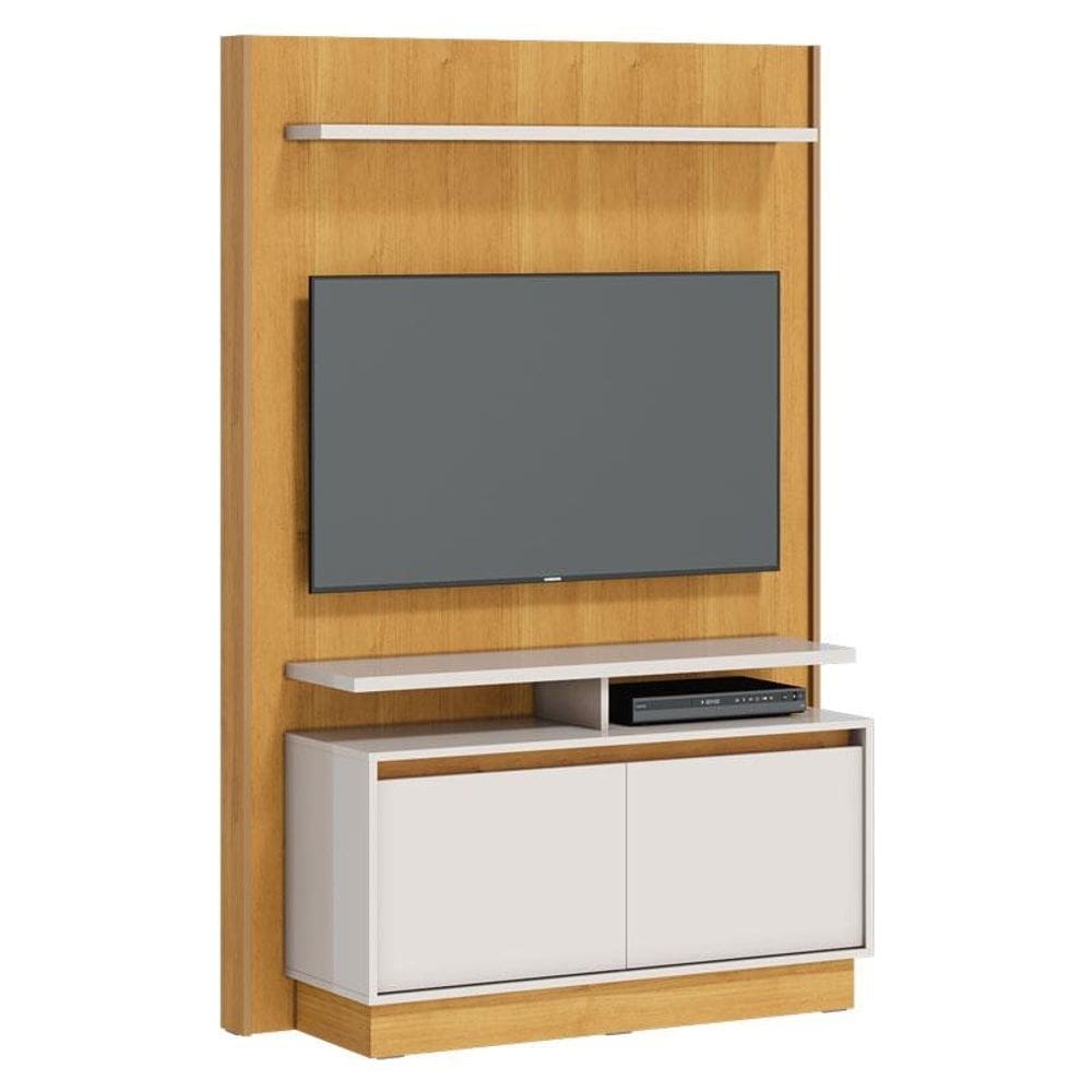 Estante Home Theater Fit 1.2 Nature Off White – Imcal