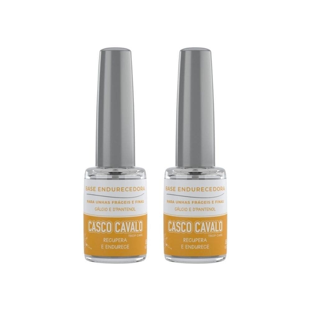 Casco de cavalo trop care endurecedora 8ml - kit com 2un