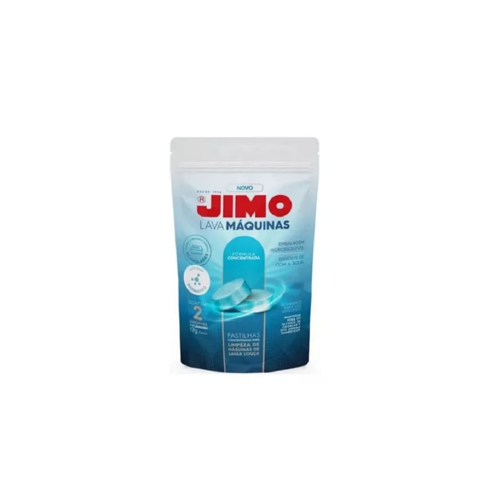 Limpa Máquinas De Lavar Louças Pastilhas Jimo 2 X 17g Cada