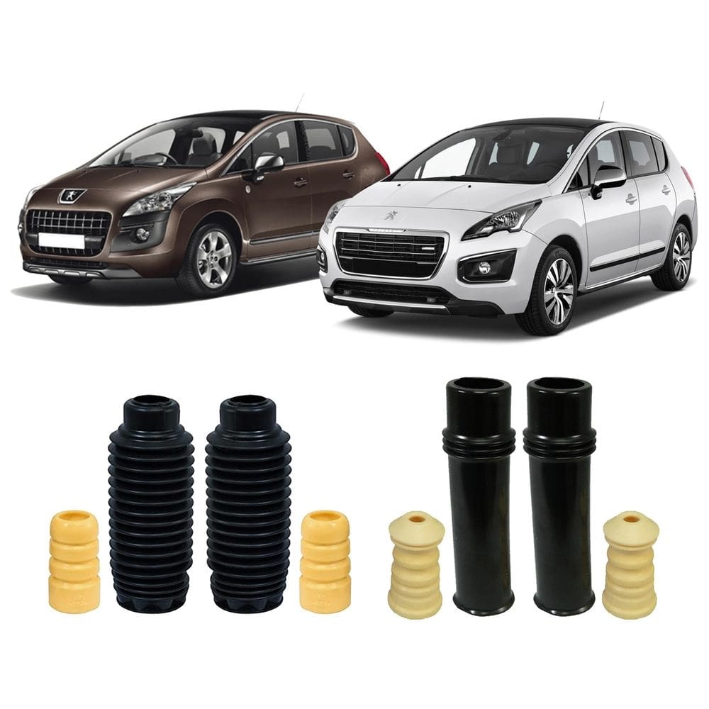 Kit 4 coifa + batente amortecedor peugeot 3008 2014-2016