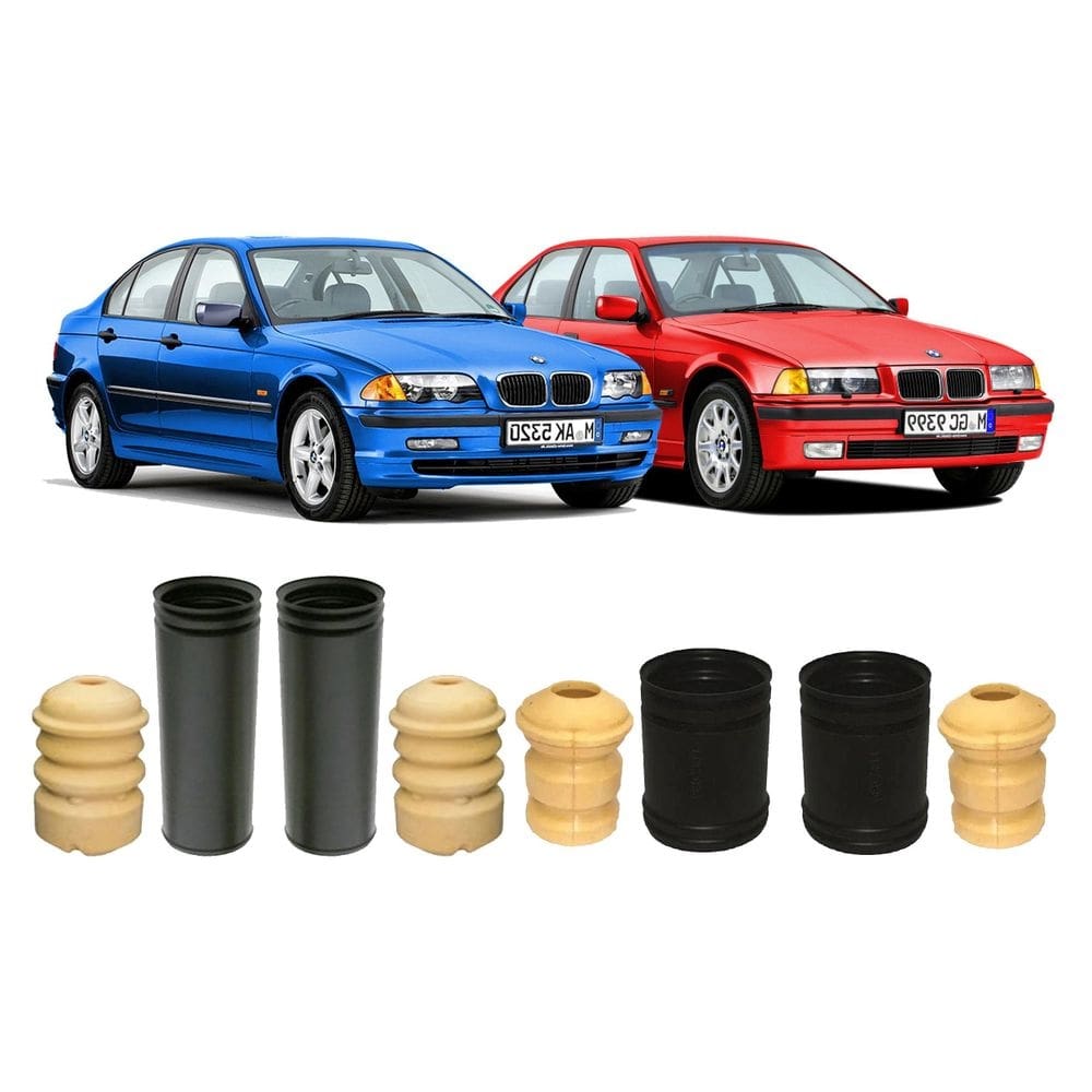 2 kit batente coifa dianteiro traseiro bmw 328i 1998 1999