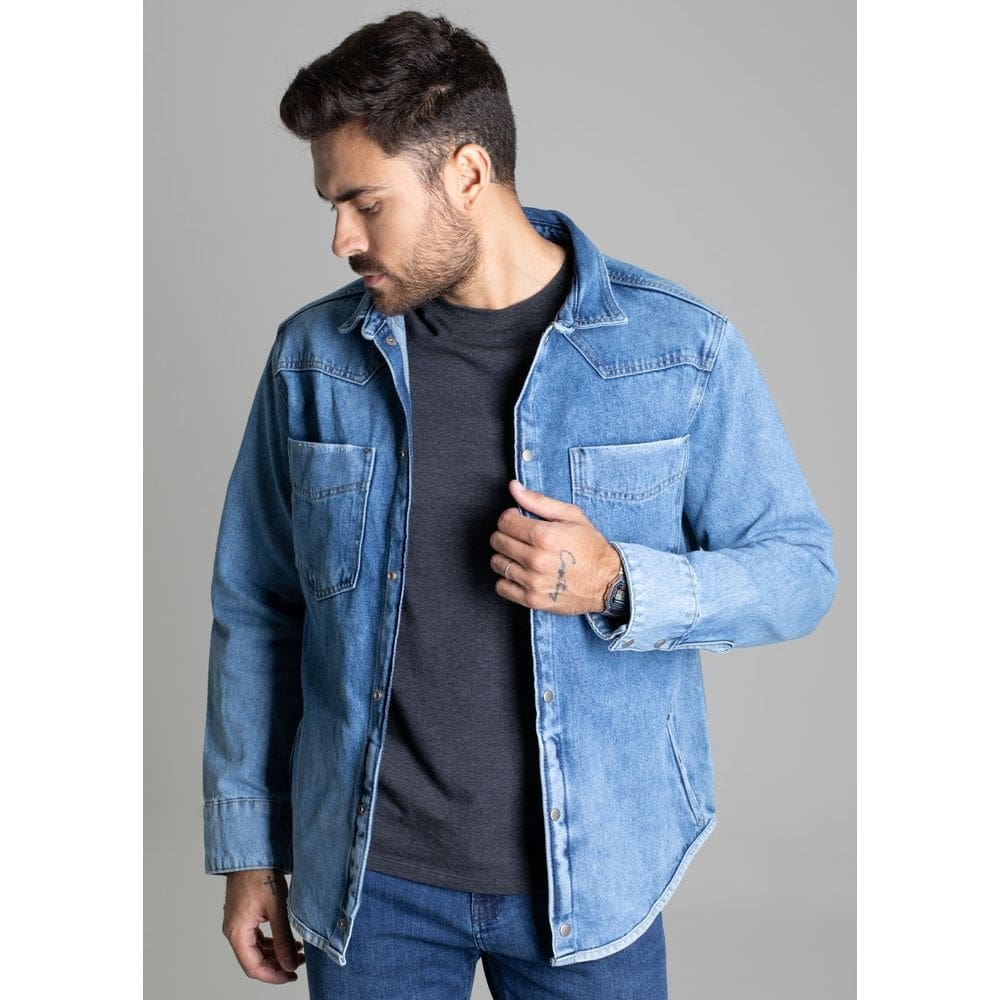 Jaqueta Masculina Jeans Sawary