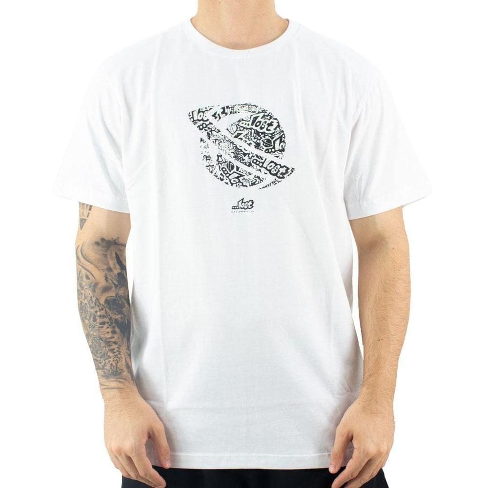 Camiseta Lost Lost Maniac WT24 Masculina Branco