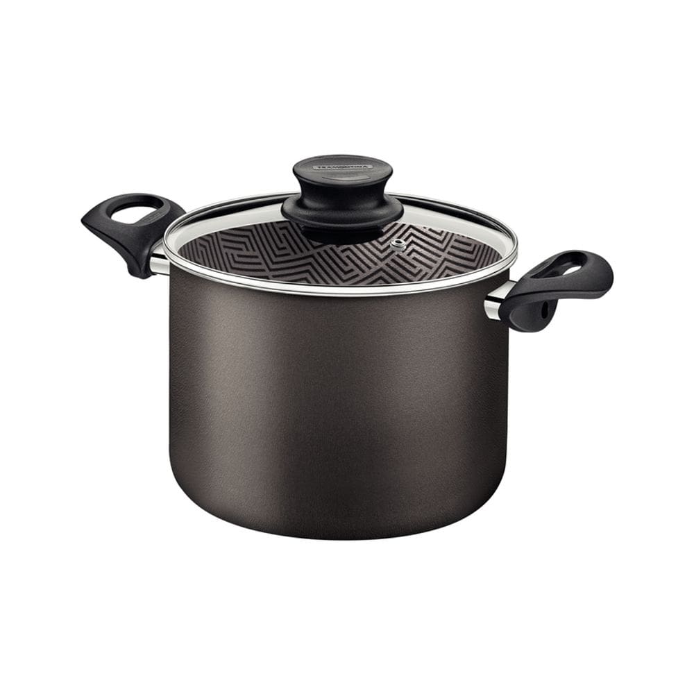 Caldeirao 16Cm 2,1L Paris Grafite- Aluminio Com Revestimento Antiaderente