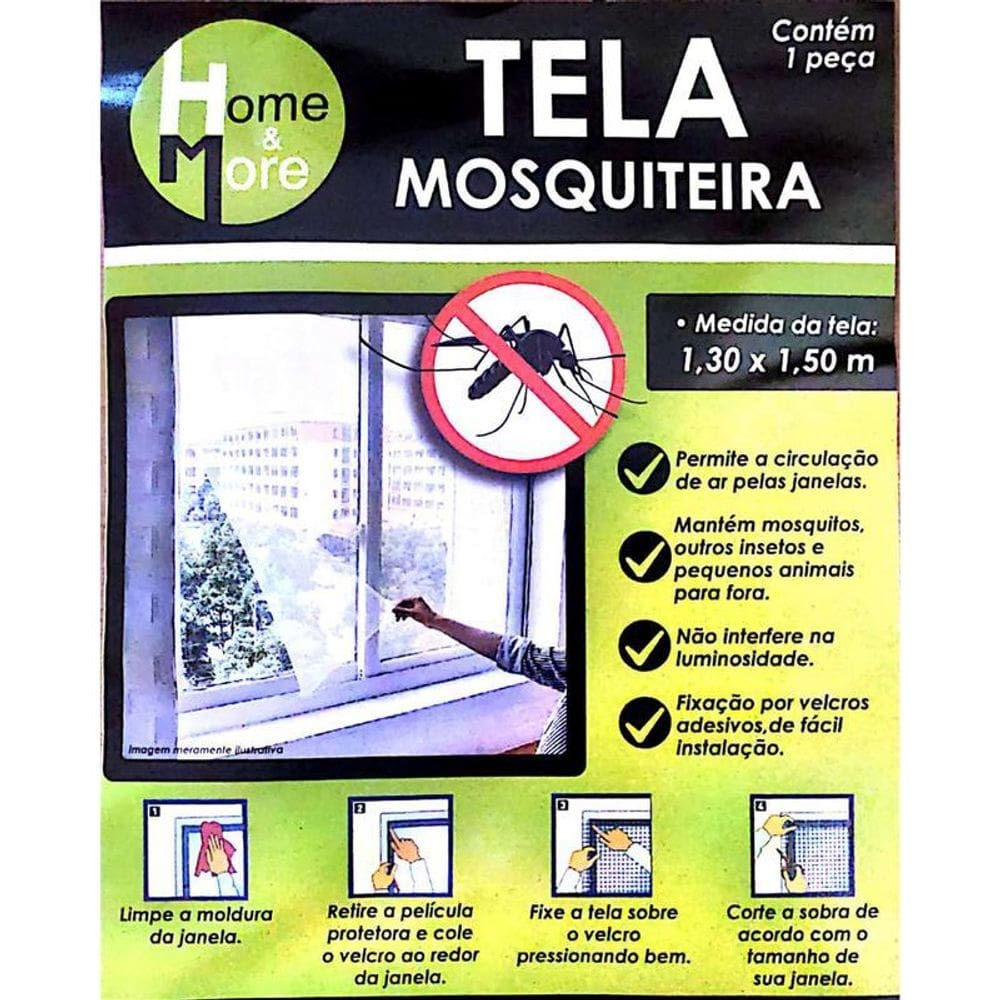 Tela mosquiteira anti-inseto / mosquito janela 130x150