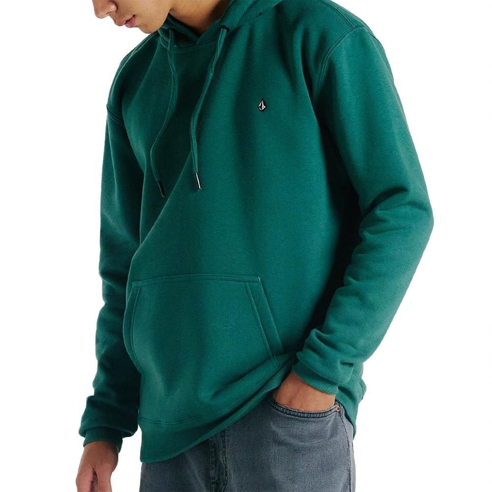 Moletom Volcom Canguru Single Stone WT24 Masculino Verde