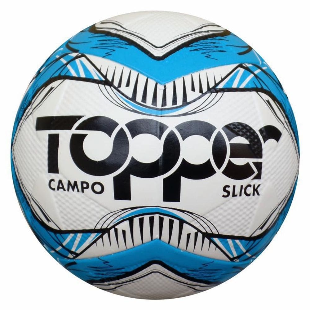 Bola futebol campo topper slick oficial azul