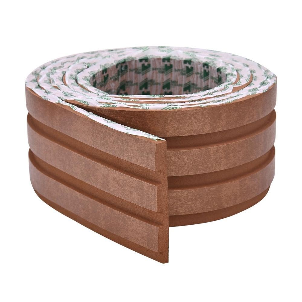 1M Painel Ripado Eva Laminado Autocolante 10Cm Urban Black