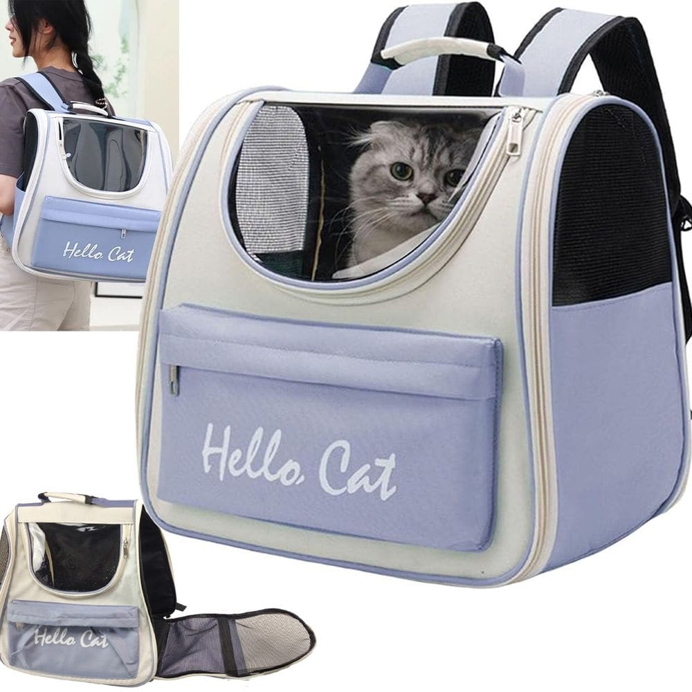 Bolsa Mochila Transporte Pet Cachorro Gato Animais Bolso Ventilado Vista Panoramica Role Passeio Viagem