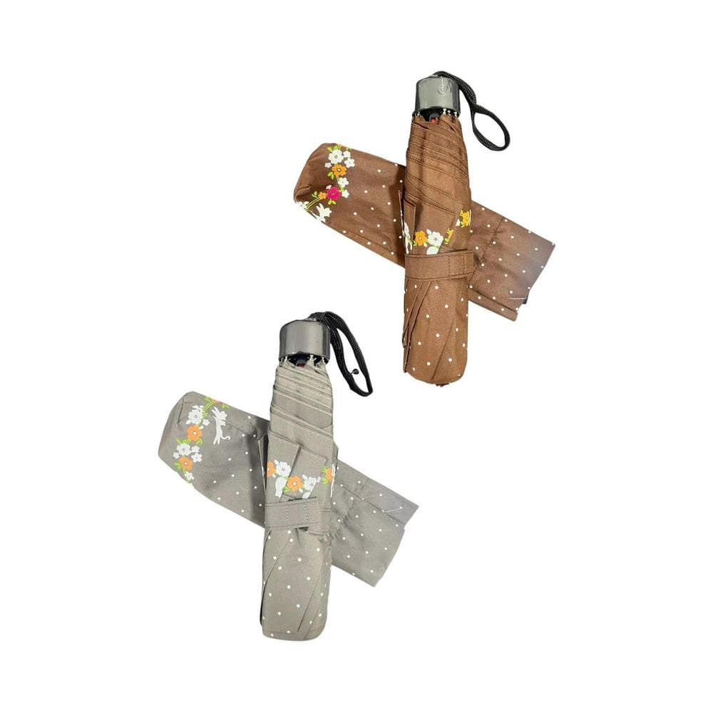 Kit 02 Sombrinha Fem Al Super Leve Voyagem Cinza E Mar 3025