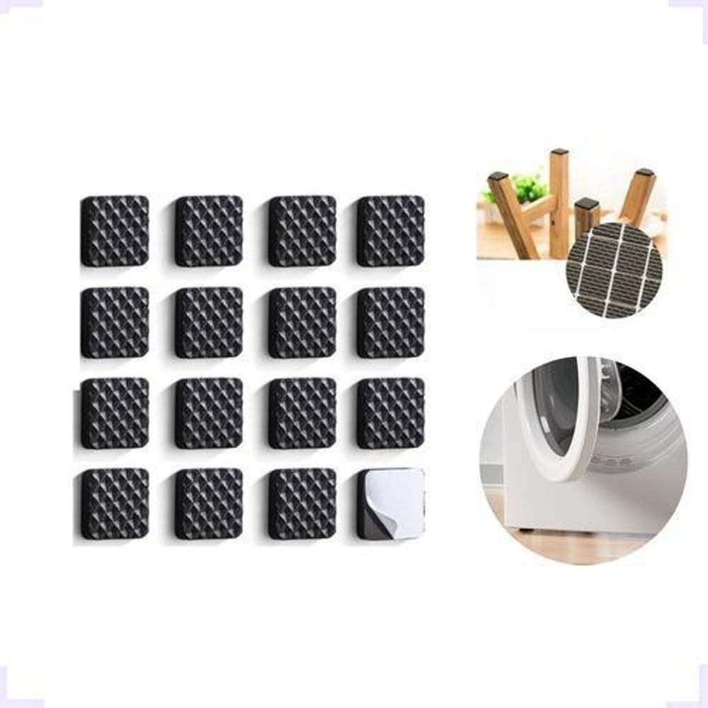 Feltro adesivo p/proteção de moveis pisos anti-riscos 16un