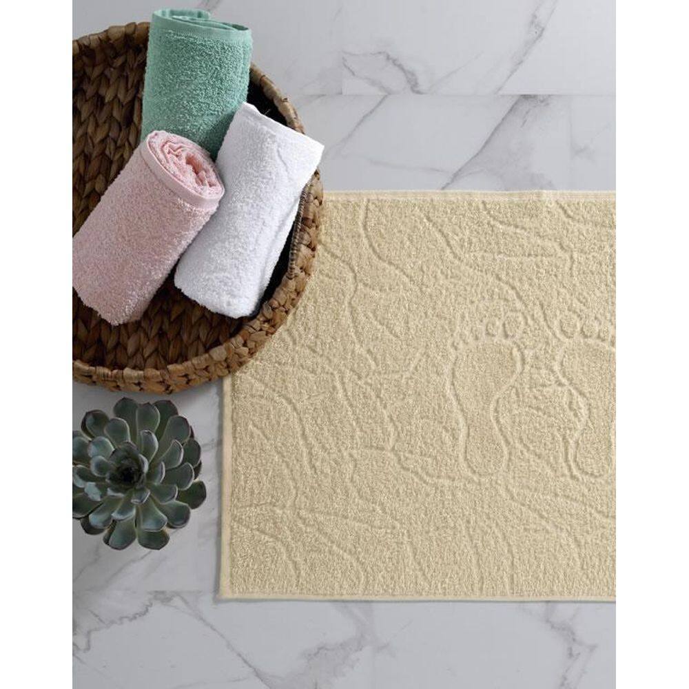 Toalha de piso felpudo petra - cinza cinza  45x70cm