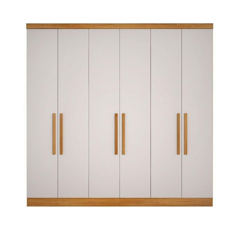 Modulo P/ Guarda Roupa Com 6 Portas E 8 Gavetas Cumaru/fendi