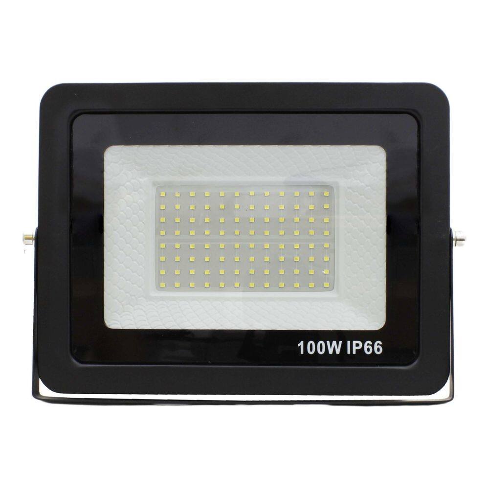 Refletor LED Branco Holofote Bivolt Alfacell 100W 96 Leds Resistente a Água