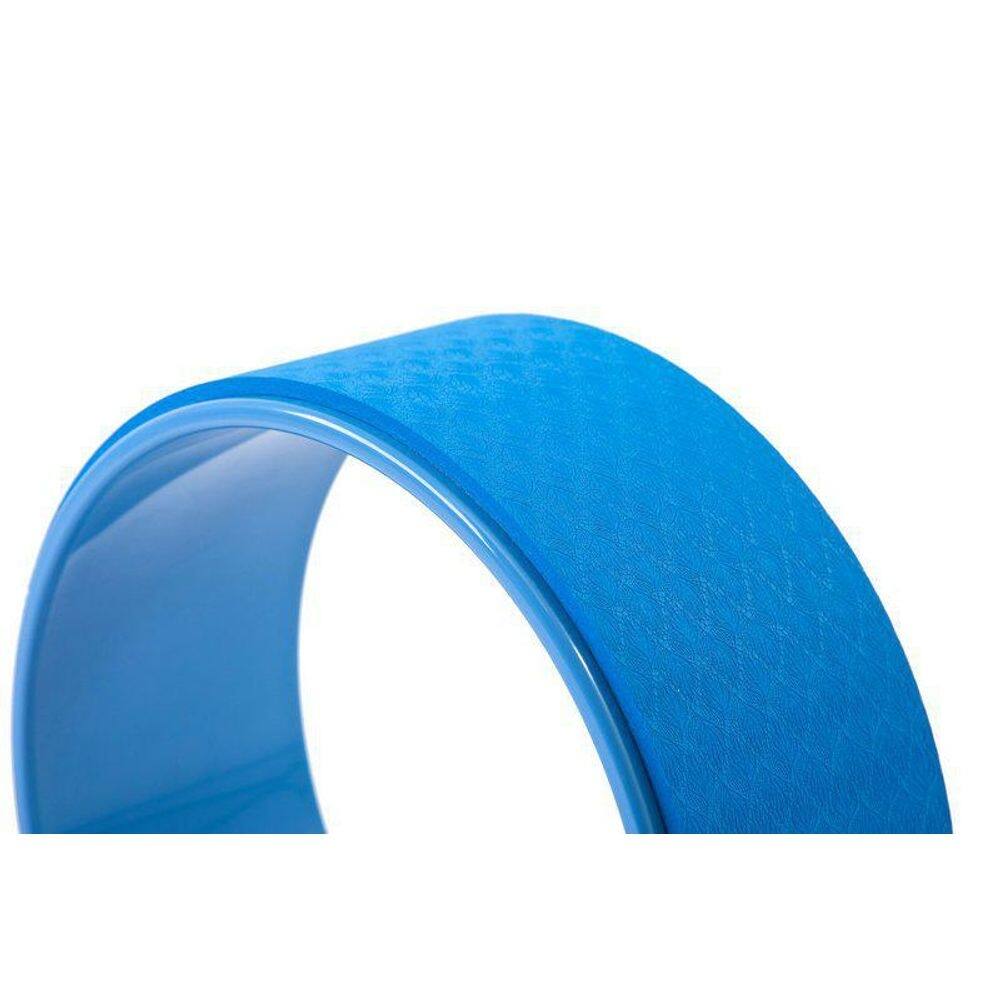 Tapete de yoga azul roda de yoga 404080342