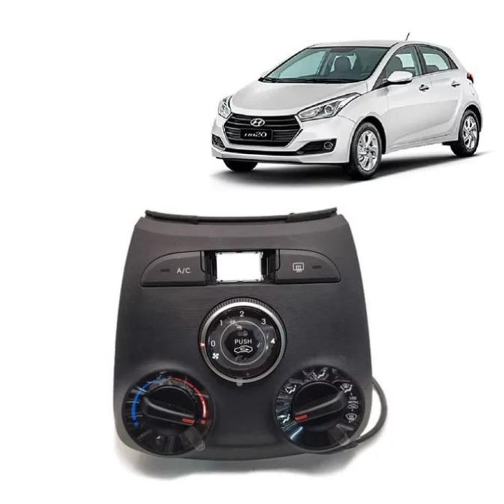 Conjunto de controle do ar condicionado hyundai hb20 todos 9