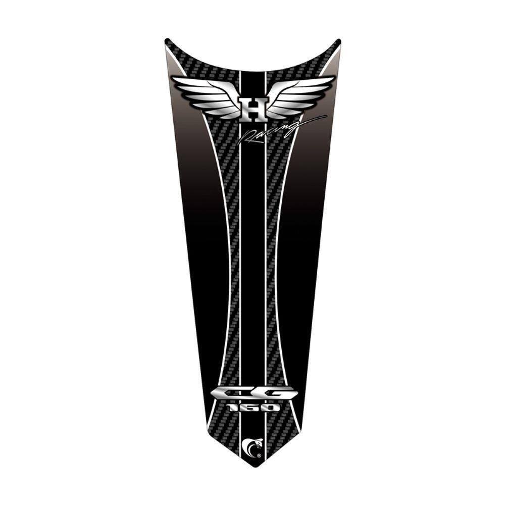 Adesivo Faixa Gravata Tanque Moto Honda Asa Preto Cor Preto