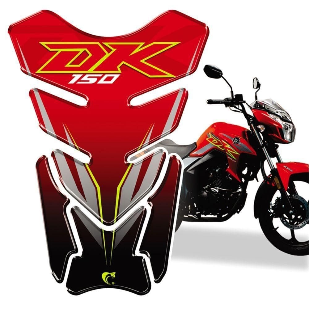 Protetor De Tanque Adesivo Moto Haojue Dk Vermelho Cor Vermelho