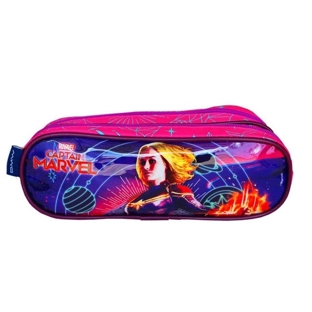 Estojo escolar da captã marvel vingadores further dermiwil