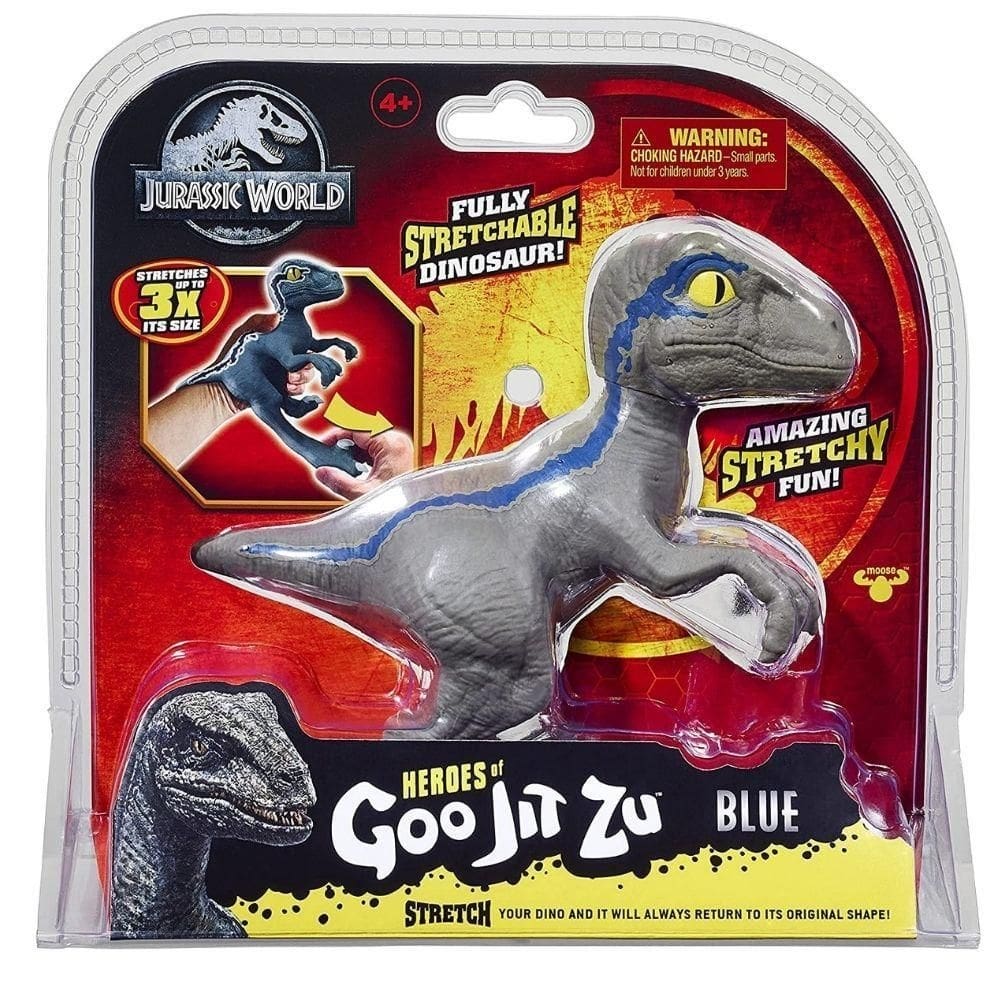 Dinossauro elástico - figura blue jurassic world goo jit zu