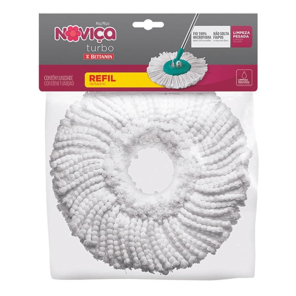 Refil microfibra para mop turbo noviça bettanin