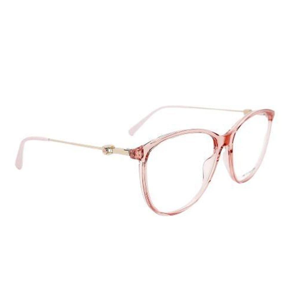 Armação atitude at4130 feminina rosa 56mm