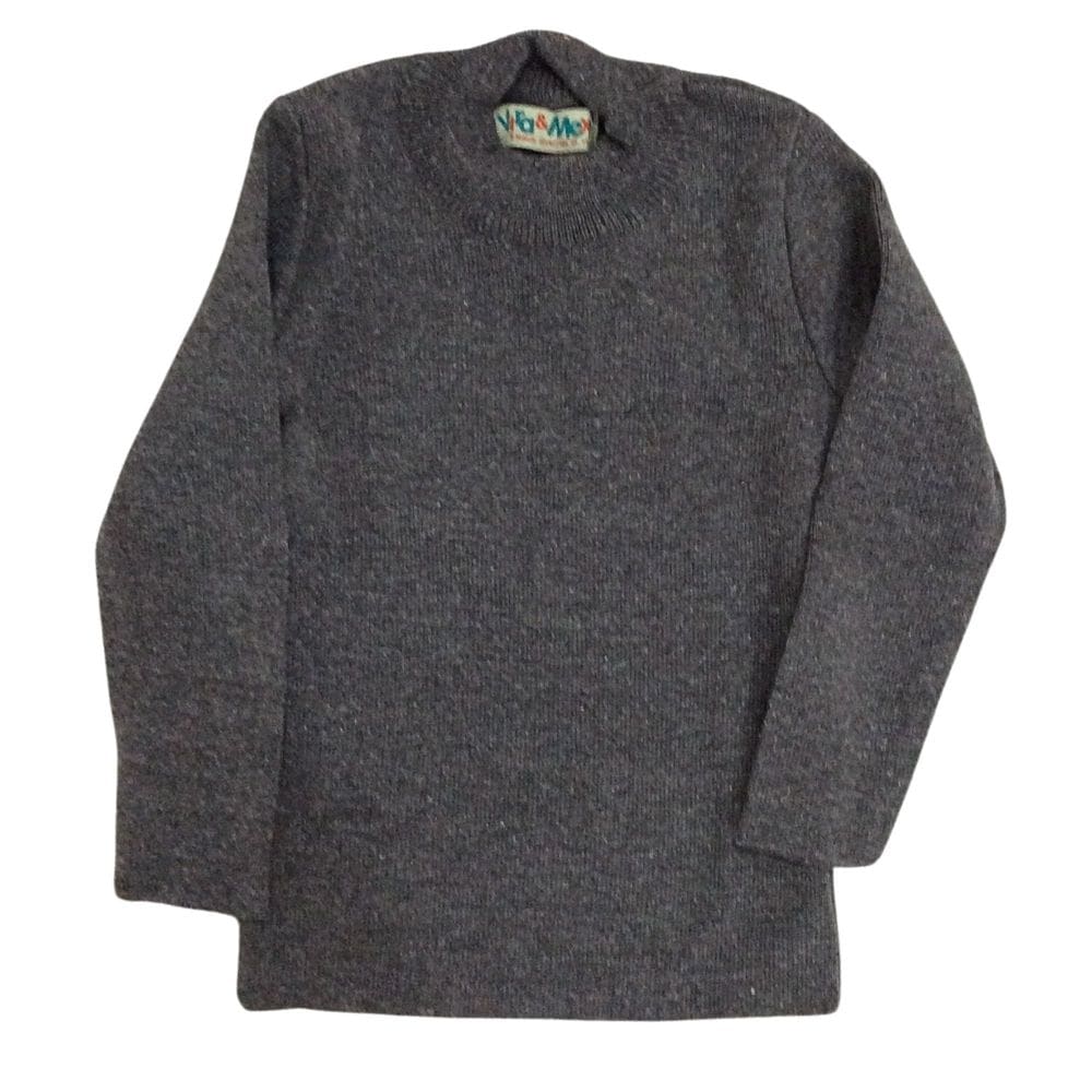 Blusa lã básica ux gola alta Vira Mexe
