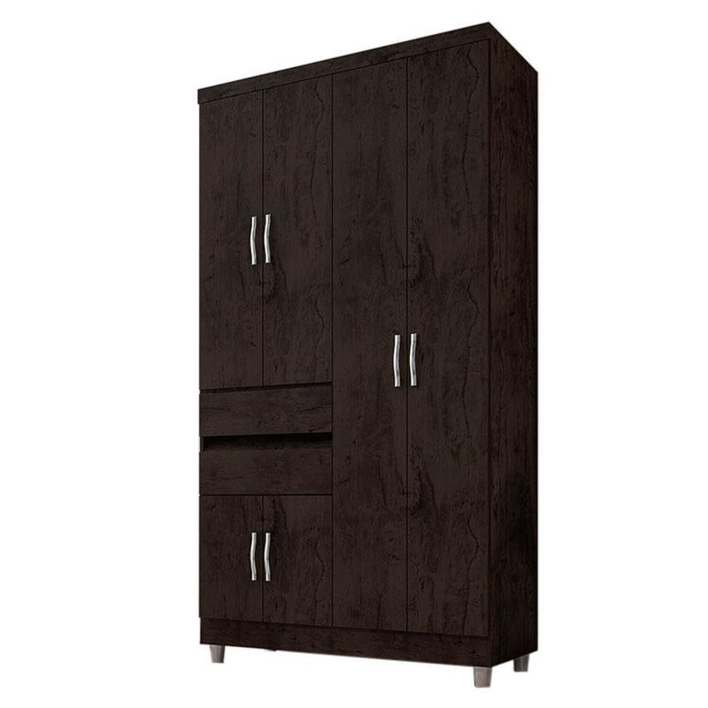 Guarda Roupa Solteiro Exellence 2260 Café - Araplac