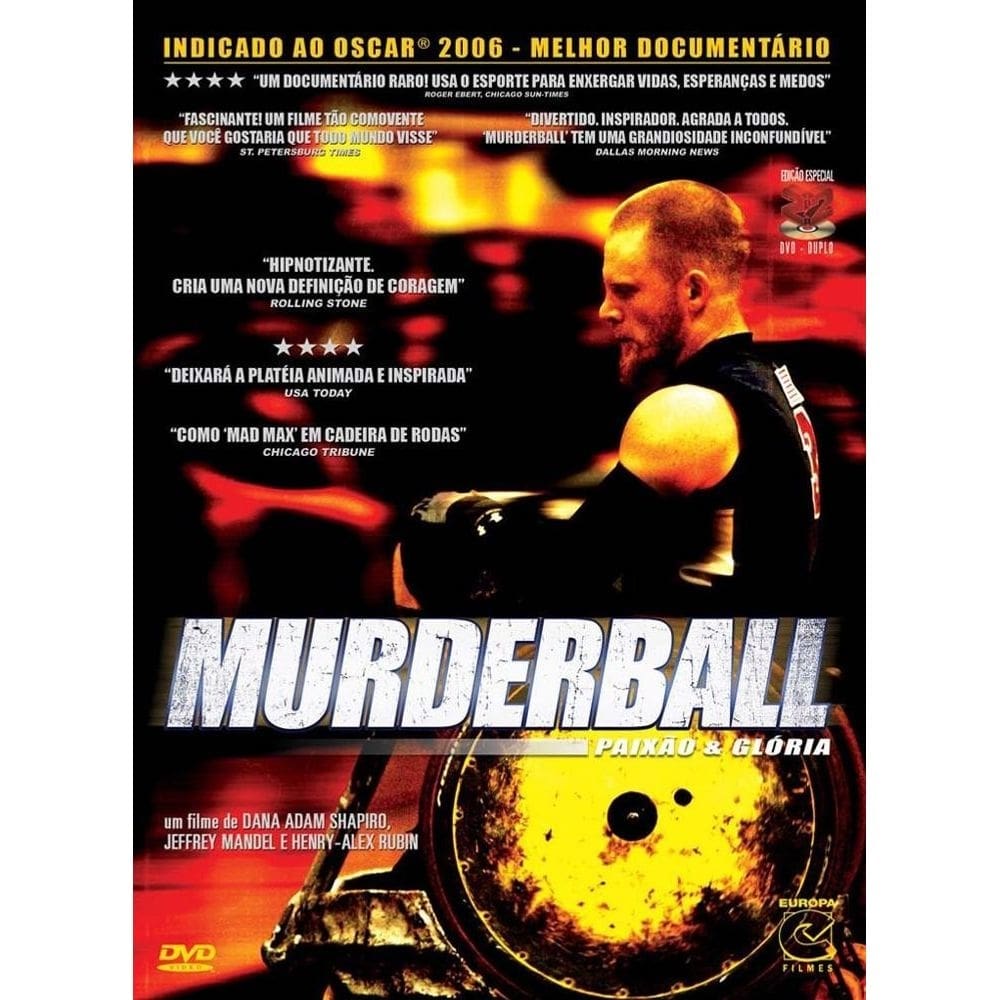 Dvd duplo murderball - paixão e glória -