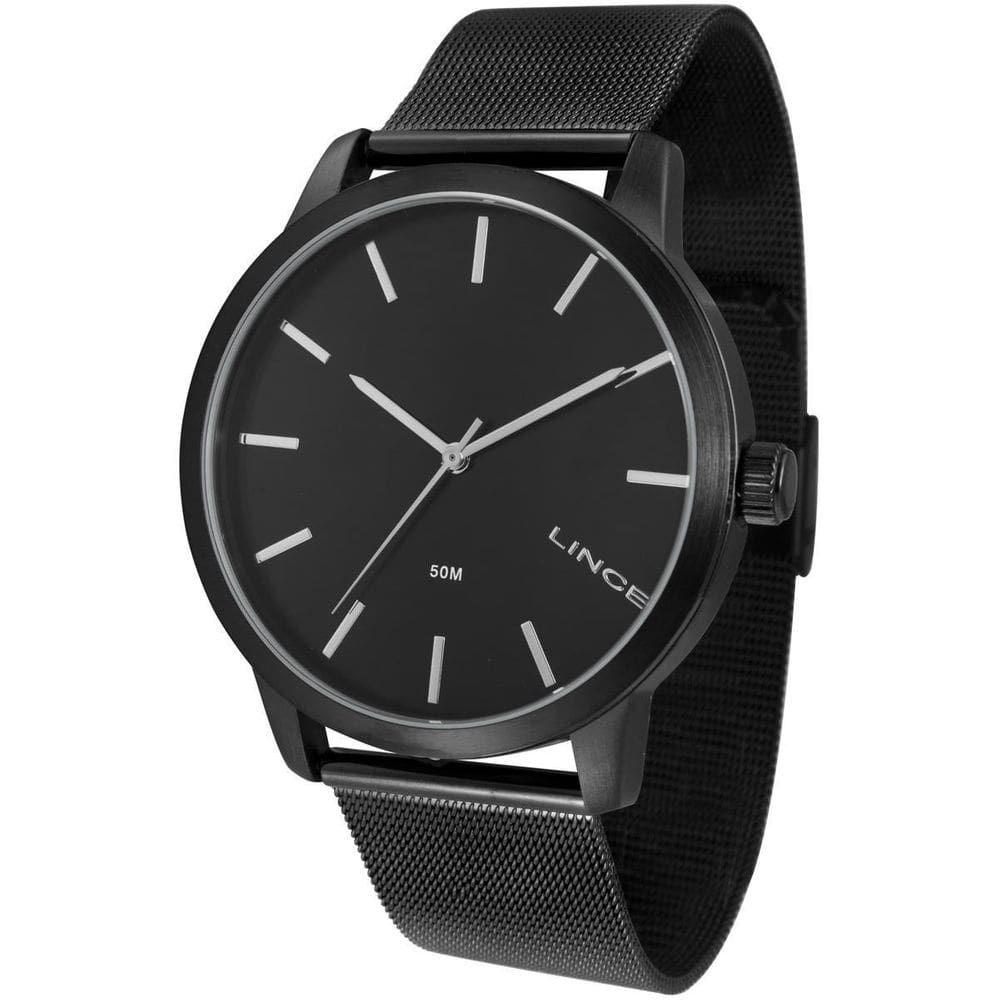 Relógio Lince Masculino Mrm4422L P1Px Casual Mesh Black