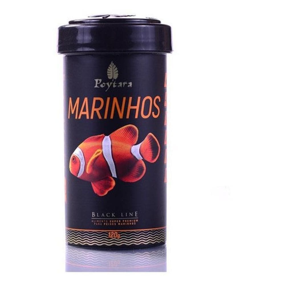 Ração poytara marinhos p black line 120 g