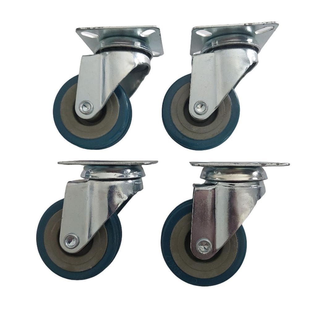 Rodizio para móveis roda poliuretano kit glp 210 pu 120 kgs